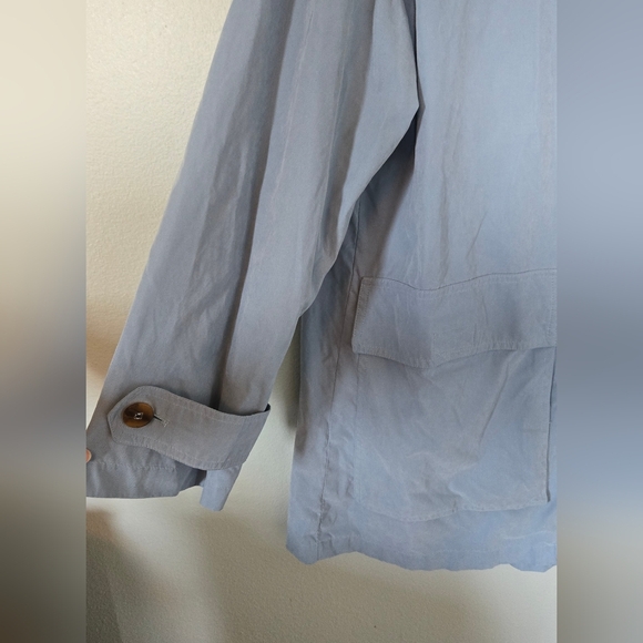 Relativity Teal Blue Hooded Jacket Size Small - Picture 3 of 5